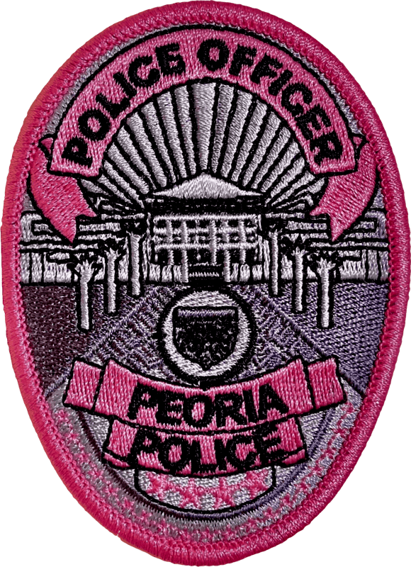 An image of a patch from Peoria Police