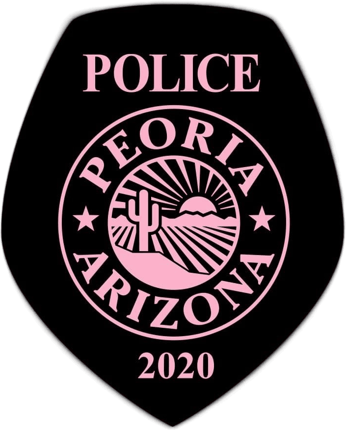 An image of a patch from Peoria Police