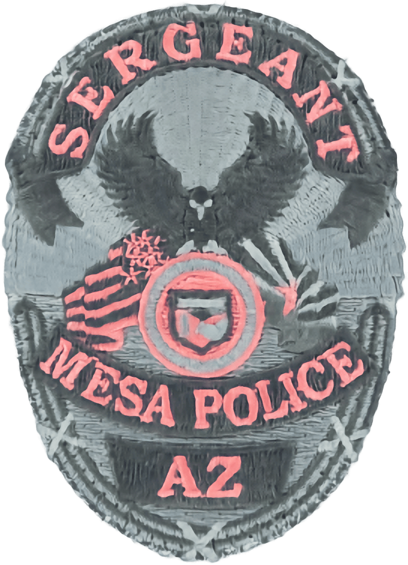 An image of a patch from Mesa Police