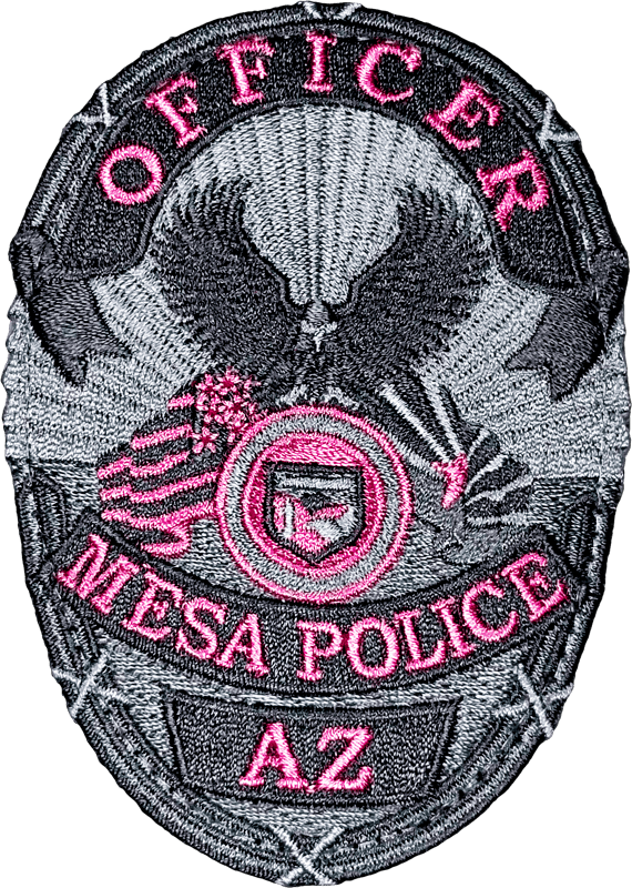 An image of a patch from Mesa Police