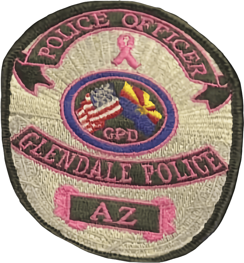 An image of a patch from Glendale Police