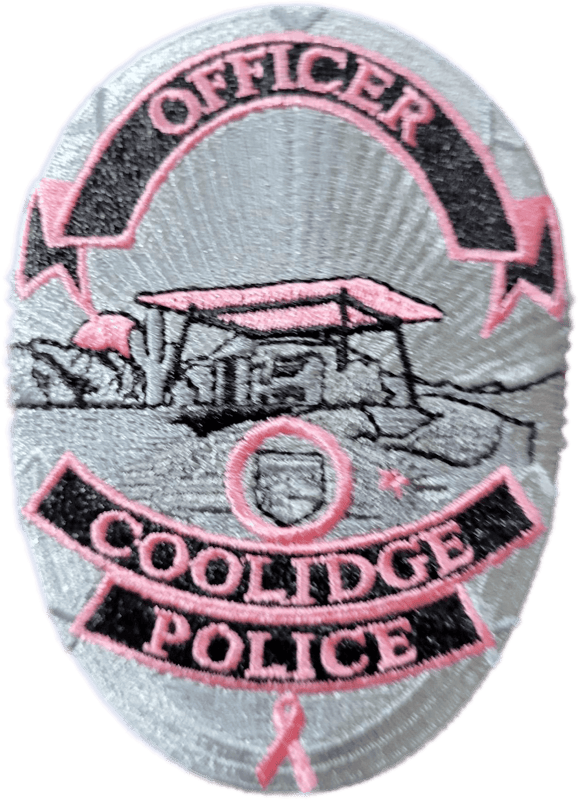 An image of a patch from Coolidge Police