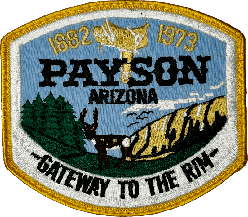 An image of a patch from Payson Police