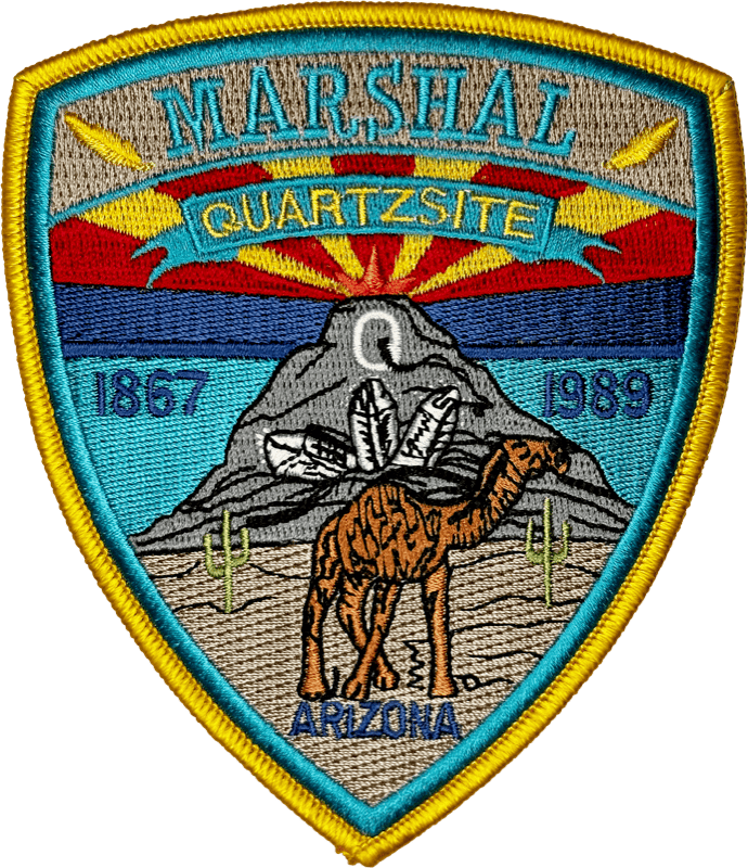 An image of a patch from Quartzsite Police