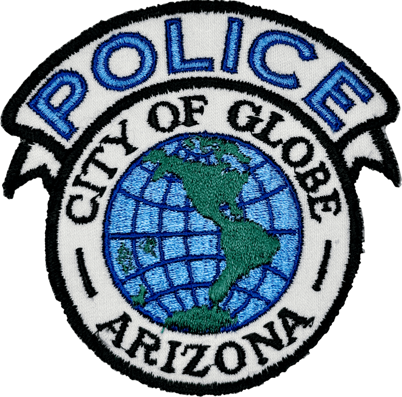 An image of a patch from Globe Police