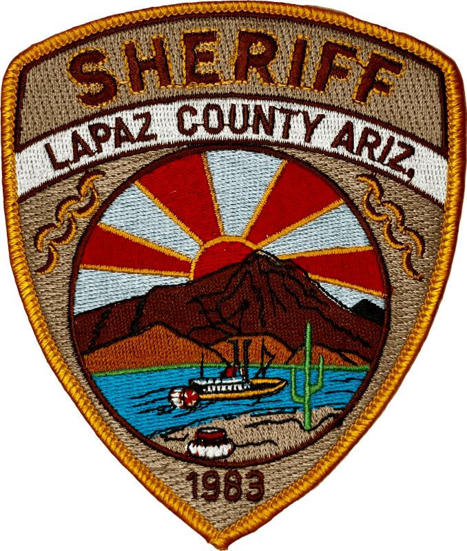 An image of a patch from La Paz County Sheriff