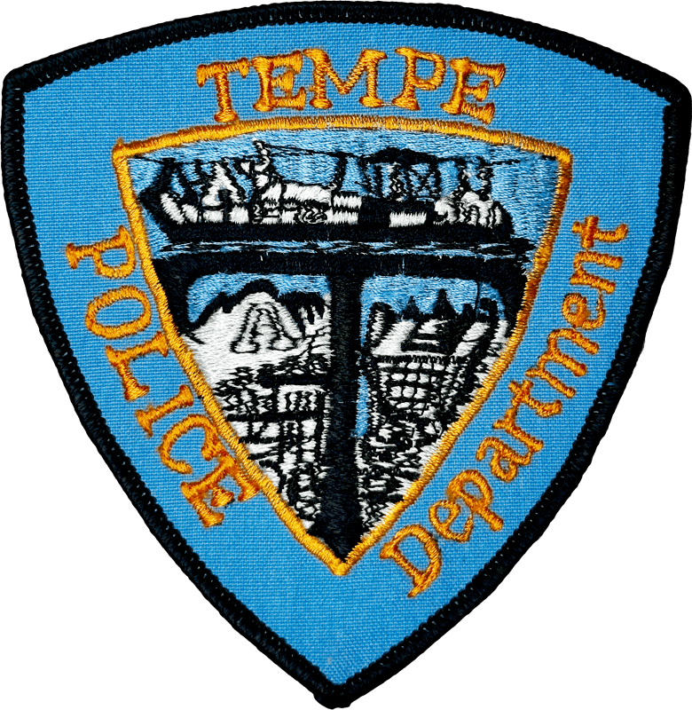 An image of a patch from Tempe Police