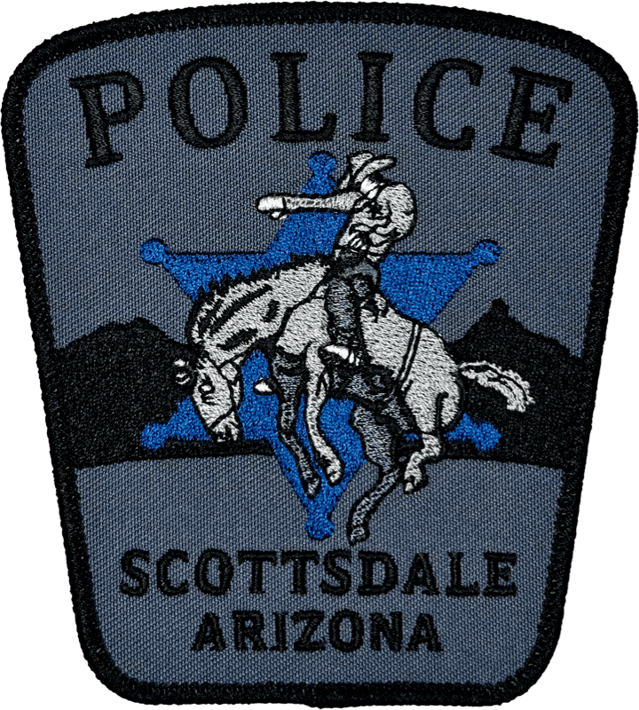 An image of a patch from Scottsdale Police