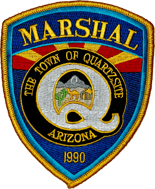 An image of a patch from Quartzsite Police