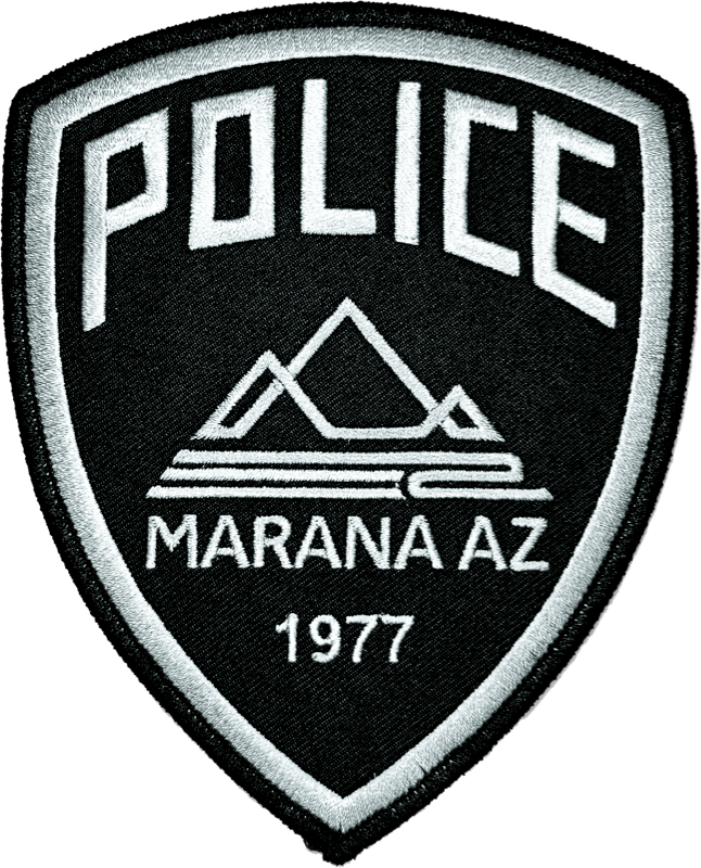 An image of a patch from Marana Police