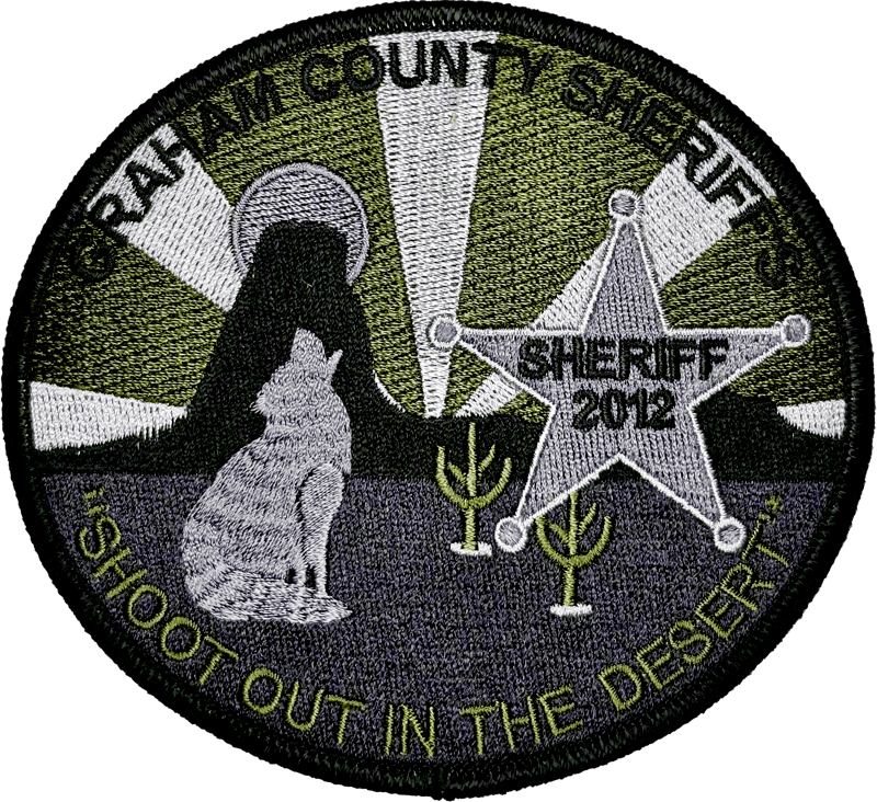 An image of a patch from Graham County Sheriff