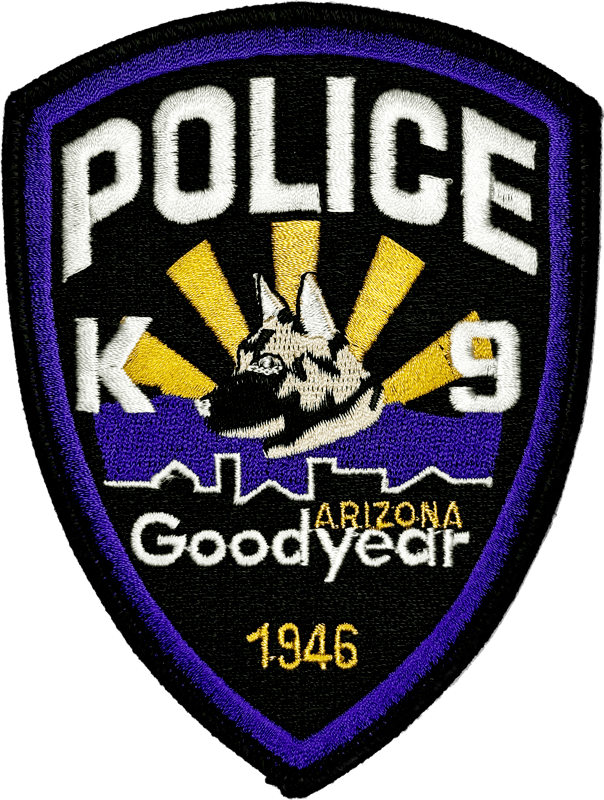 An image of a patch from Goodyear Police