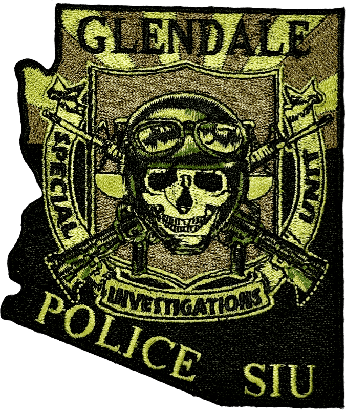 An image of a patch from Glendale Police