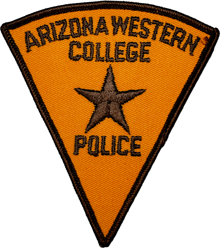 An image of a patch from Arizona Western College Police