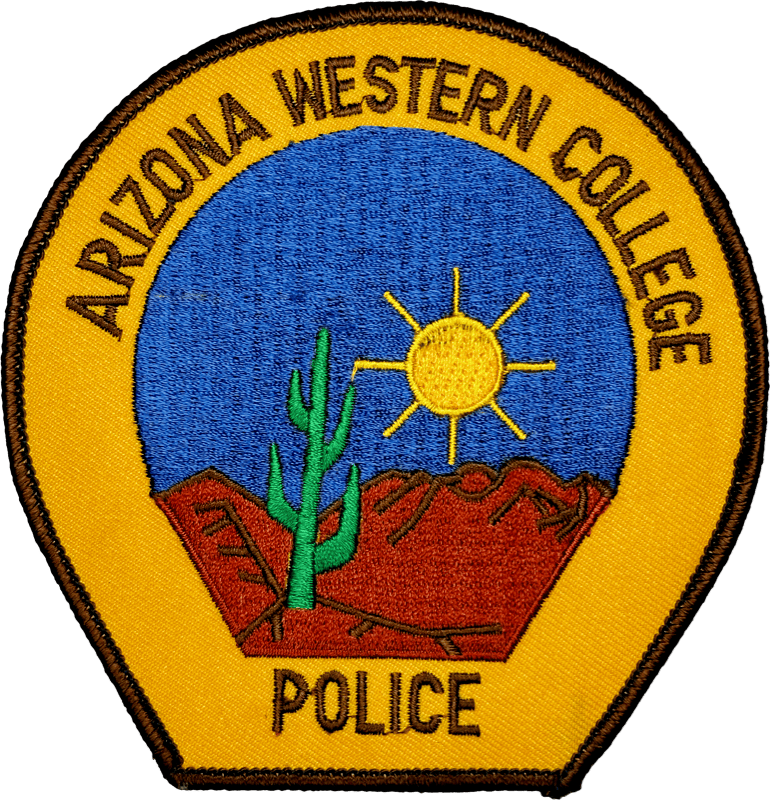 An image of a patch from Arizona Western College Police