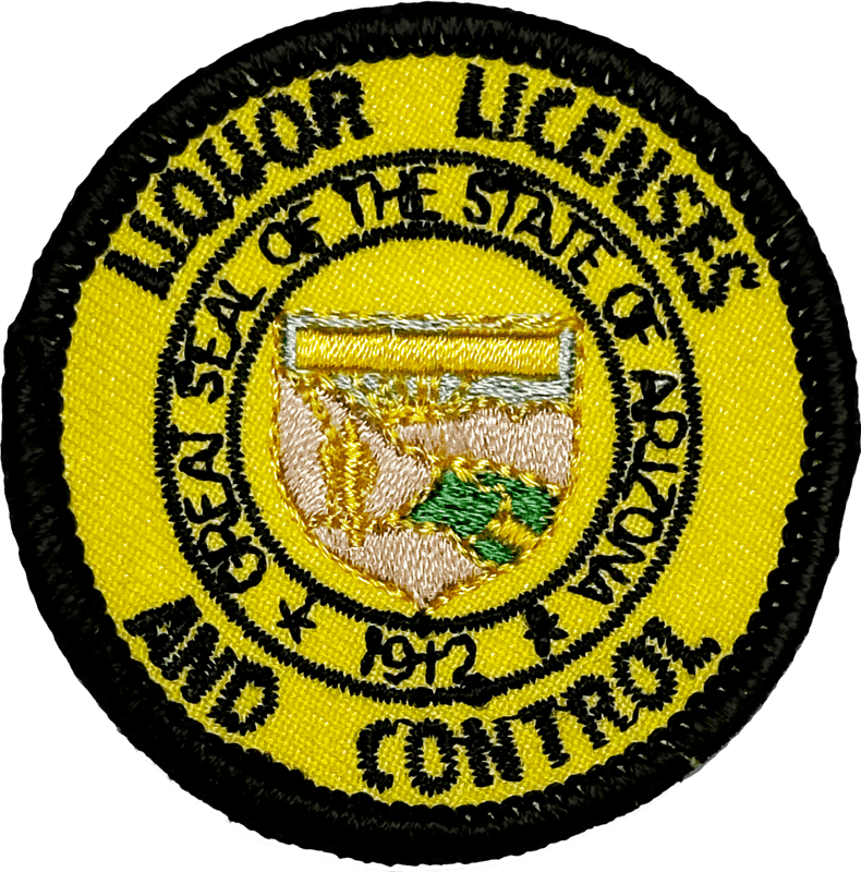 An image of a patch from Arizona Department of Liquor