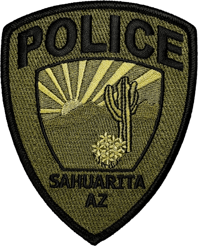 An image of a patch from Sahuarita Police