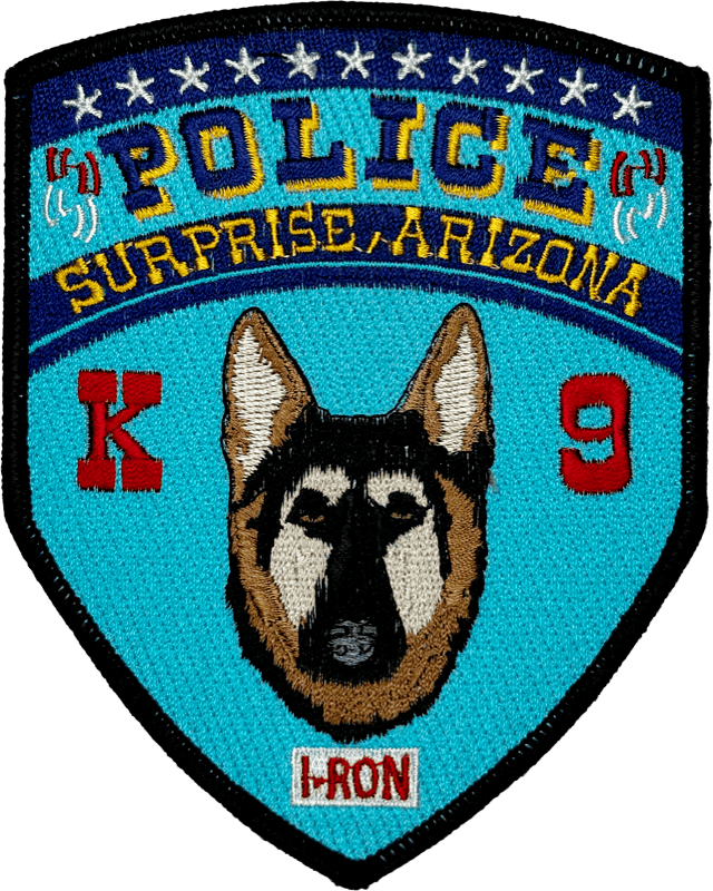 An image of a patch from Surprise Police