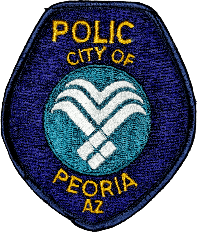 An image of a patch from Peoria Police