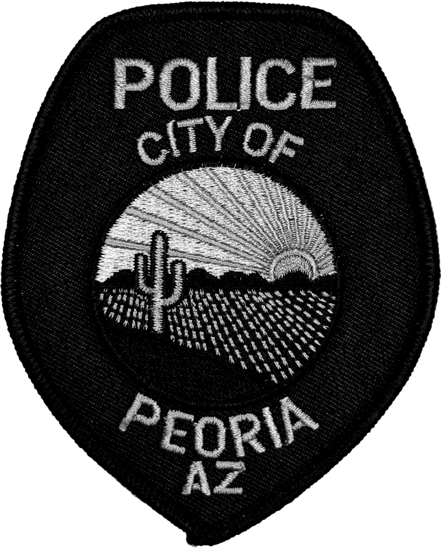 An image of a patch from Peoria Police