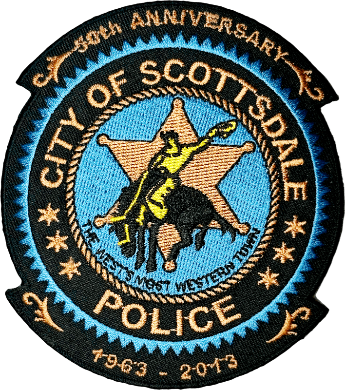 An image of a patch from Scottsdale Police