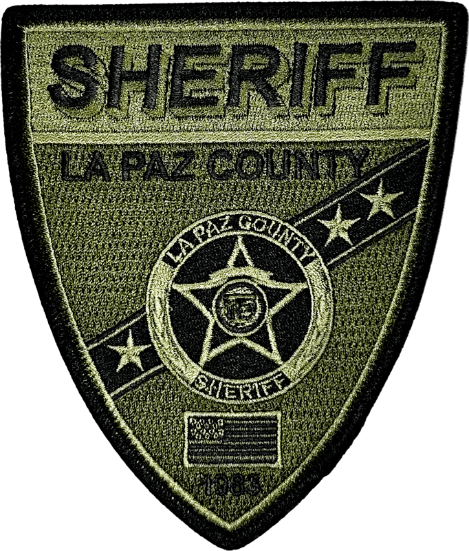 An image of a patch from La Paz County Sheriff