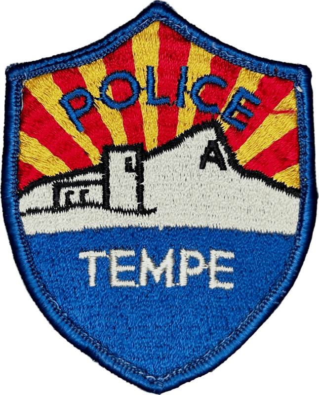 An image of a patch from Tempe Police