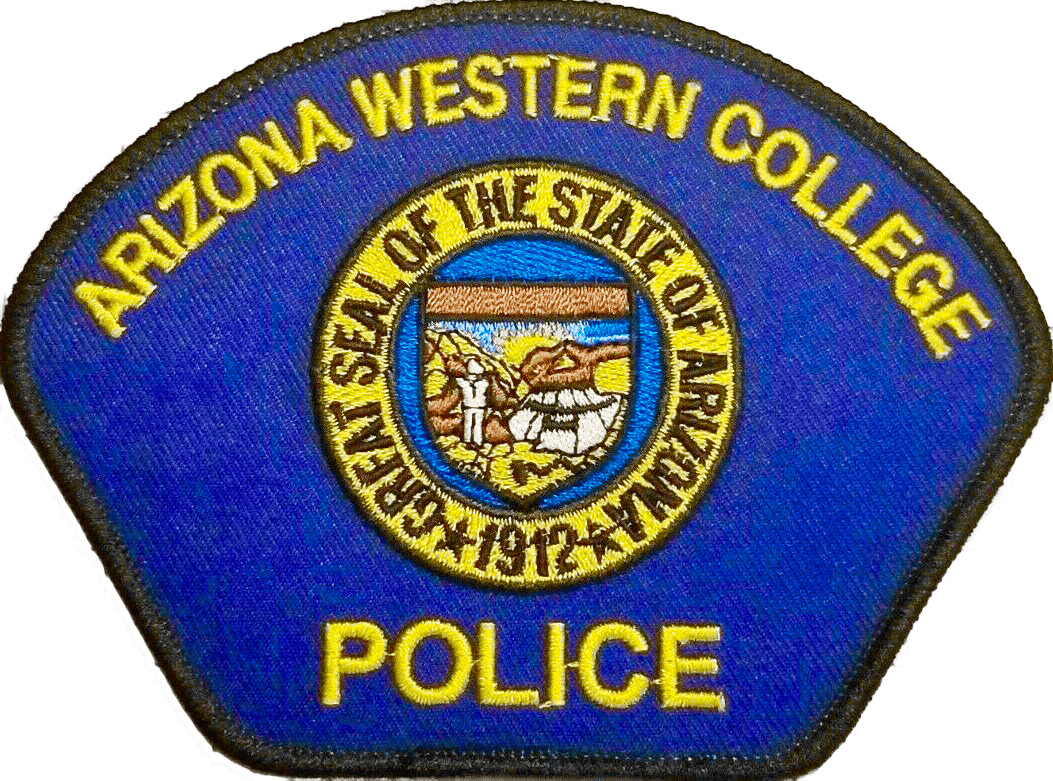 An image of a patch from Arizona Western College Police