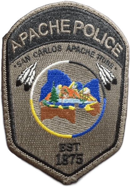 An image of a patch from San Carlos Apache Tribal