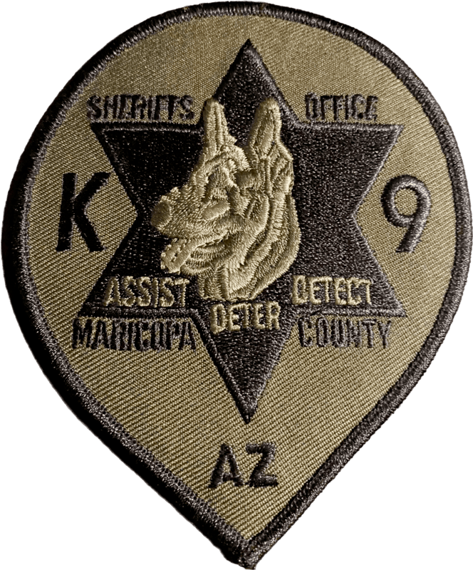 An image of a patch from Maricopa County Sheriff (MCSO)