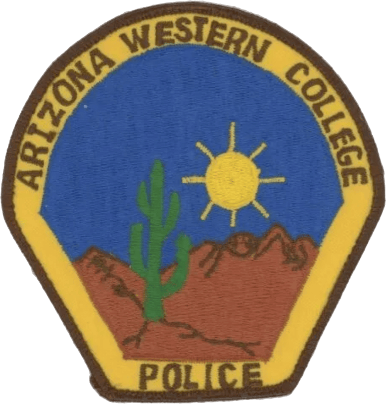 An image of a patch from Arizona Western College Police