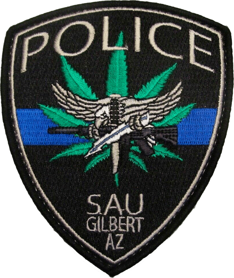 An image of a patch from Gilbert Police