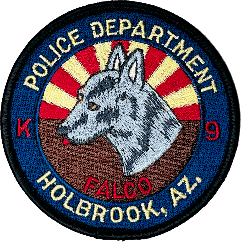 An image of a patch from Holbrook Police