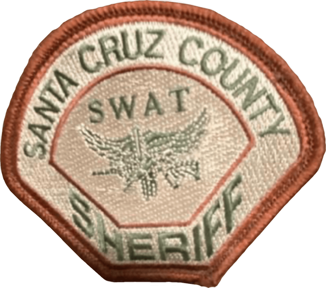 An image of a patch from Santa Cruz County Sheriff