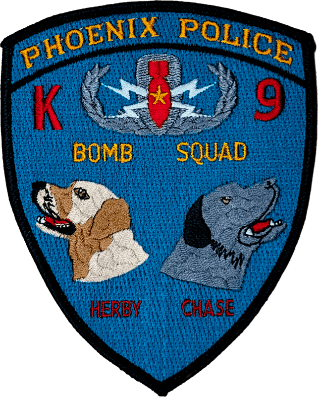 An image of a patch from Phoenix Police