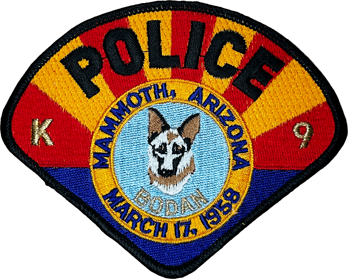 Arizona Police Patch Reference Guide — Mammoth Police (4 patches)