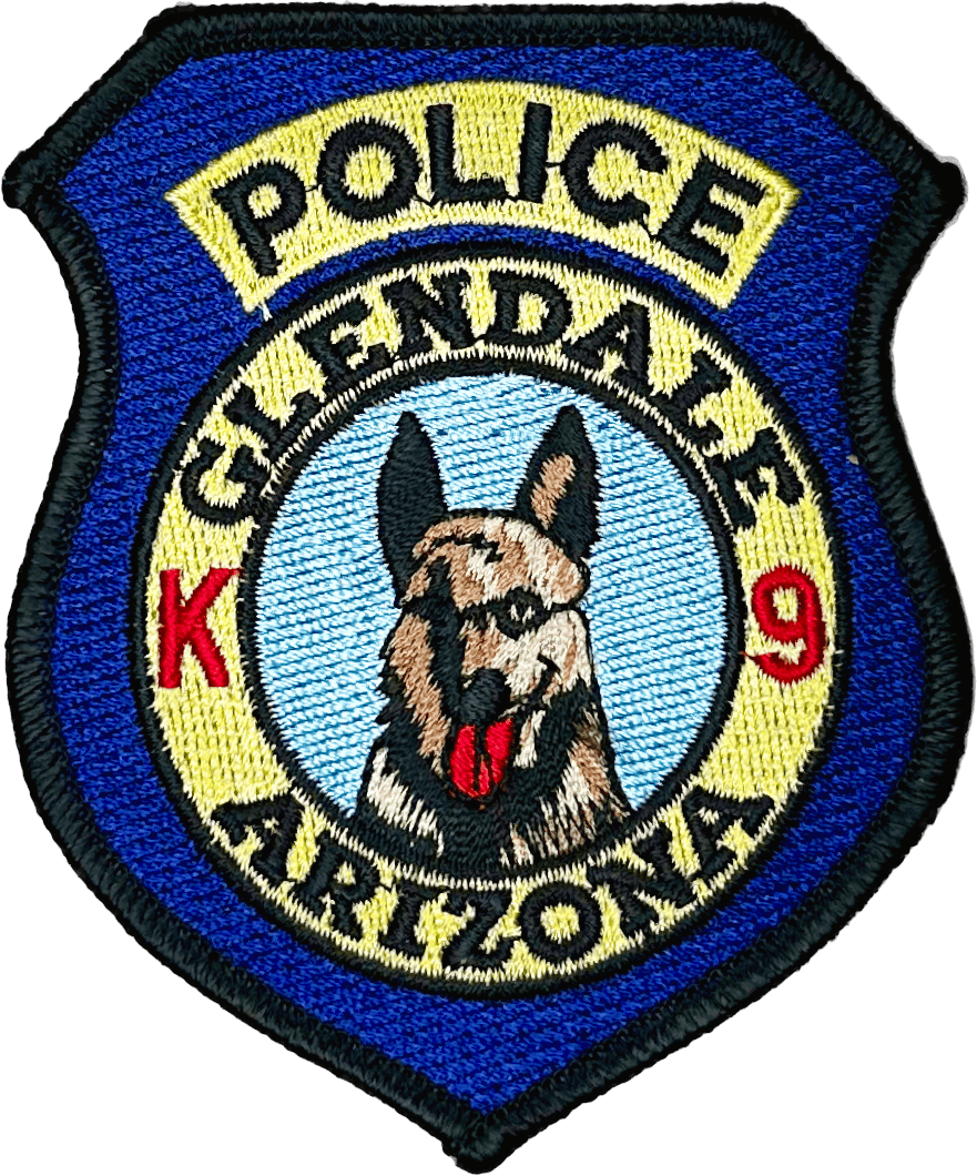 An image of a patch from Glendale Police