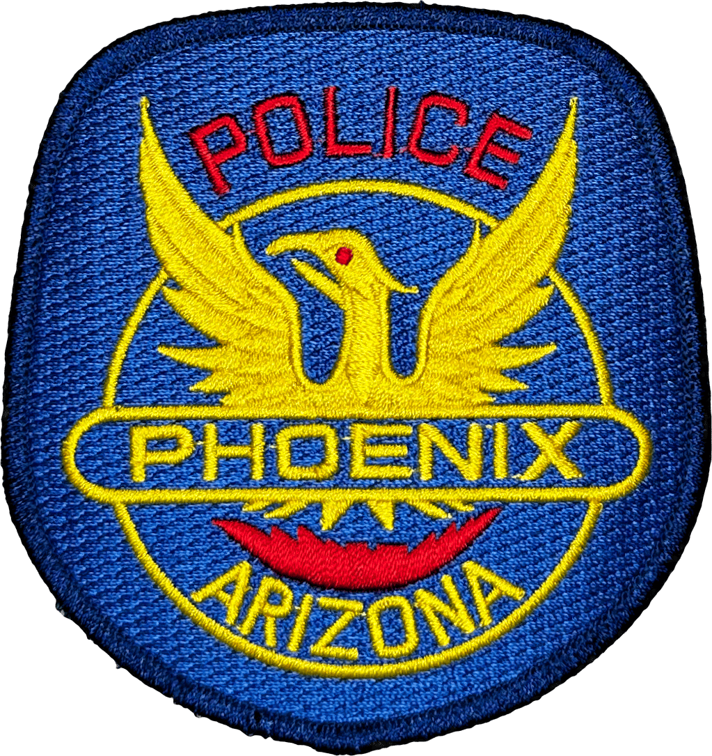 An image of a patch from Phoenix Police