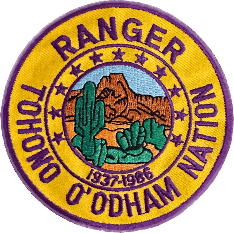 An image of a patch from Tohono O'odham (Papago) Police