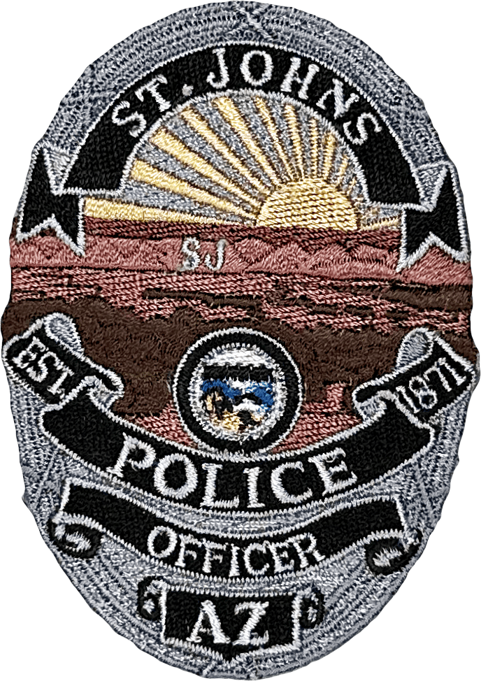 An image of a patch from St Johns Police